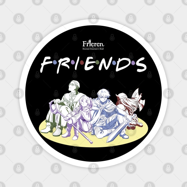 FRIEREN BEYOND JOURNEY’S END: FRIENDS Magnet by FunGangStore